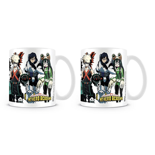 2PK My Hero Academia Academy Anime Manga Themed Print White Coffee Mug 300ml 