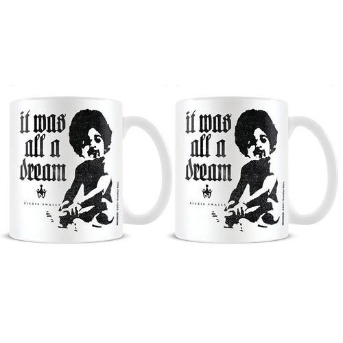 2PK Notorious B.I.G. It Was All A Dream Themed Coffee Mug 300ml