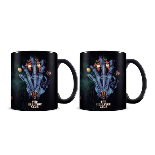 2PK Stranger Things Hellfire Club Coffee Mug Drinking Cup 300ml