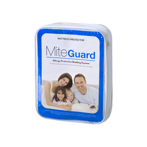 Bambury Cot Mite-Guard Mattress Protector Soft Touch Woven Home