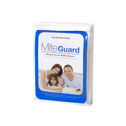 Bambury Tri Mite-Guard Pillow Protector Soft Touch Woven Home