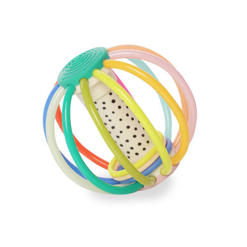 Manhattan Whistleball Colorpop Ball Baby/Infant Sensory Toy 0m+