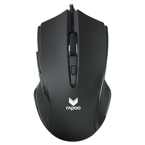 Rapoo V20S Wired LED Optical Gaming Mouse 3000DPI - Black