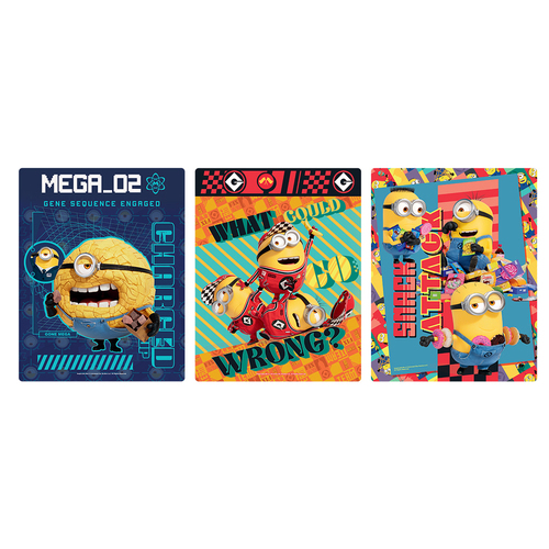 3pc Despicable Me 4 Frame Tray 20x24cm Jigsaw Puzzle Toy 3y+