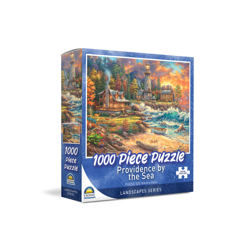 1000pc Crown 69x50cm Puzzle Landscape Series Providence by the Sea Toy 8y+