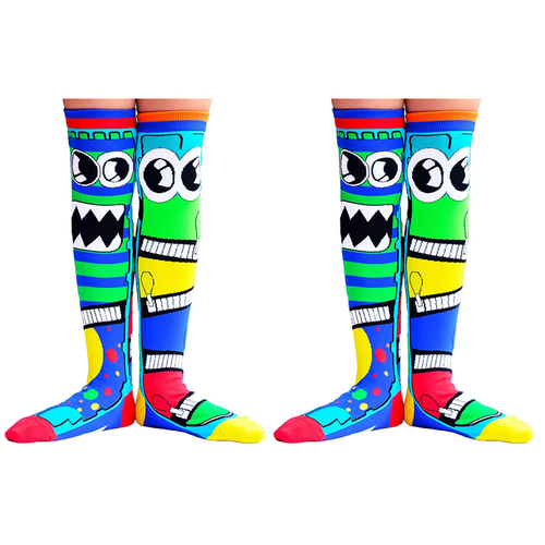 2PK Madmia Monster Kids/Children Novelty Socks Toddler 3-5y