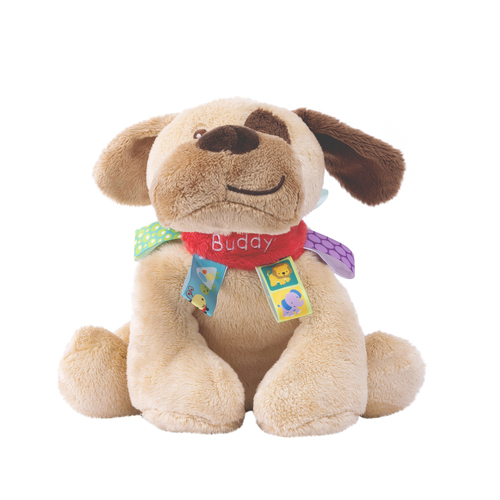 Mary Meyer Taggies Buddy Dog Soft Plush 30cm Toy Baby 0+ Beige