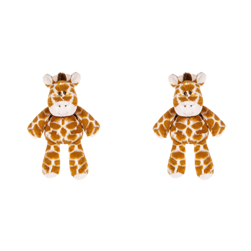 2PK Mary Meyer Marshmallow Animal Giraffe 33cm Soft Plush Toy Kids 0+ Brown