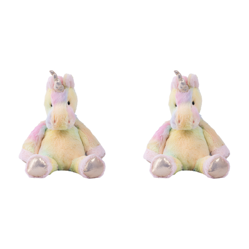 2PK Mary Meyer Marshmallow Animal Fro-Yo Unicorn 33cm Soft Plush Toy Kids 0+