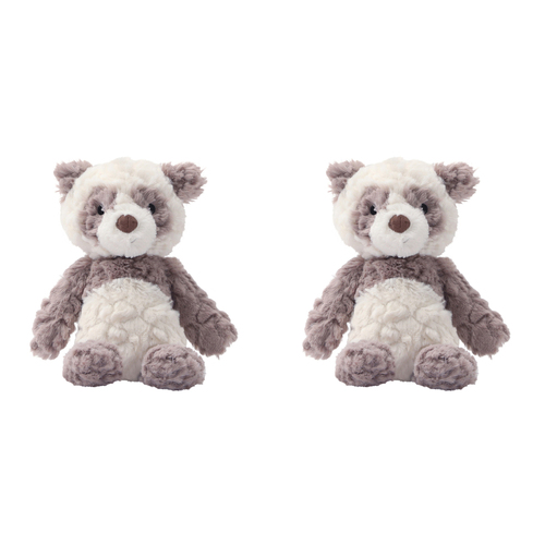 2PK Mary Meyer Nursery Panda 28cm Soft Plush Toy Kids 0+ Grey