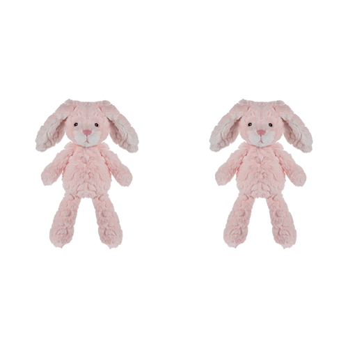 2PK Mary Meyer Nursery Bunny 28cm Soft Plush Toy Kids 0+ Pink