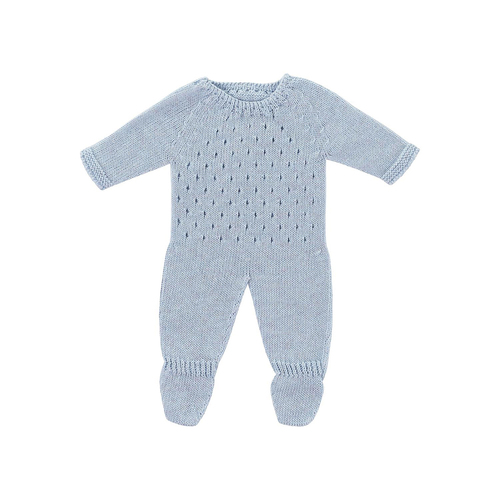 Miniland Knitted Doll Pyjamas Outfit 38cm Kids Toy Blue 3+