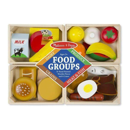 Melissa & Doug Wooden Food Groups Kids/Childrens Toy 3y+