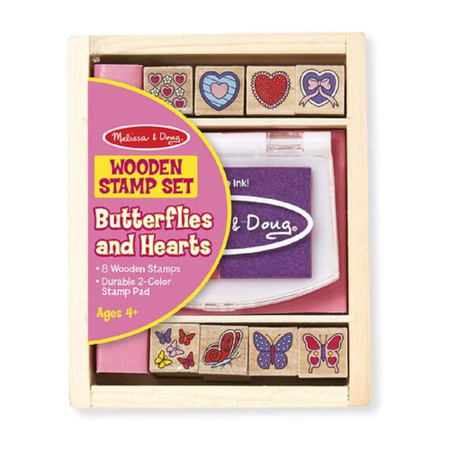 Melissa & Doug Butterfly And Hearts Stamp Set Kids/Childrens Toy 4+