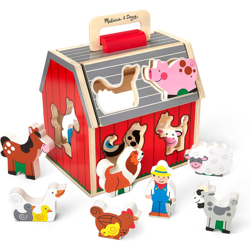 Melissa & Doug Take Along Sorting Barn Kids/Childrens Toy 2y+