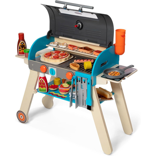 Melissa & Doug Deluxe Grill & Pizza Oven Play Set Kids/Childrens Toy 3y+