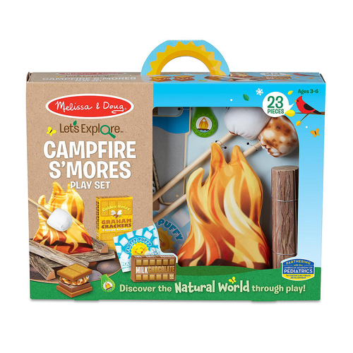 Melissa & Doug Let's Explore Campfire S'mores Kids/Childrens Toy 3y+