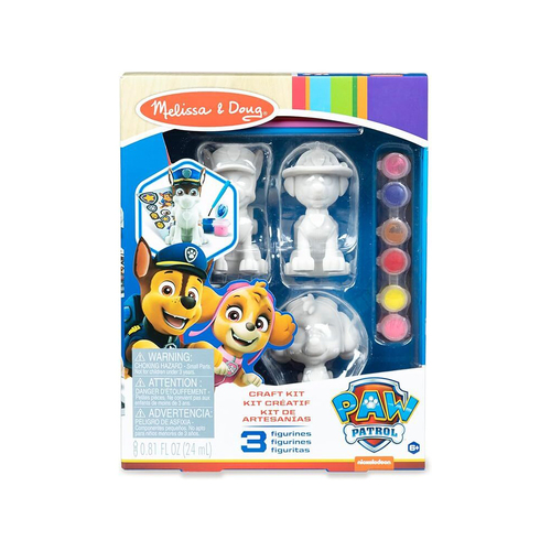 Melissa & Doug Paw Patrol DYO Craft Kit Pup Figurines Kids/Childrens Toy 6+