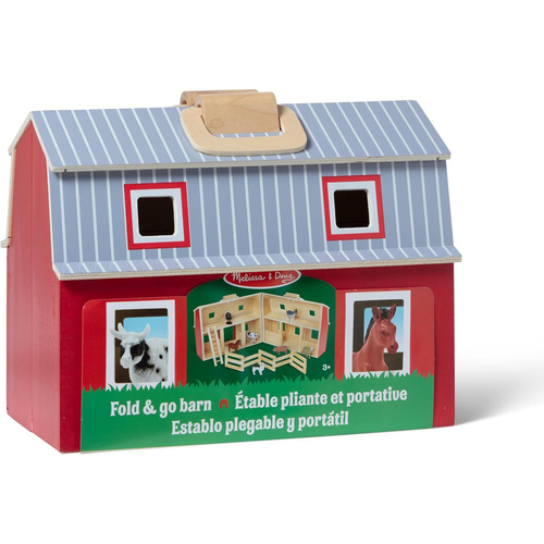 Melissa & Doug Fold And Go Barn Kids/Childrens Toy 3y+