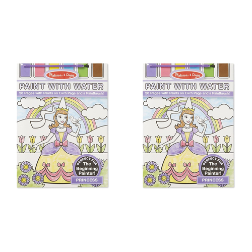 2PK Melissa & Doug Paint with Water Princess Kids/Childrens Toy 3+