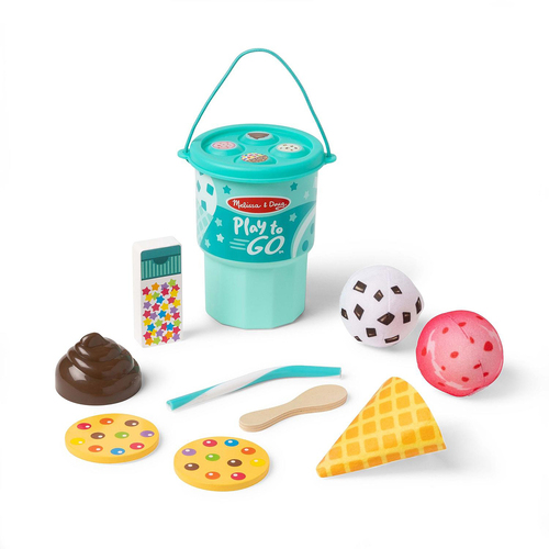 Melissa & Doug Play to Go Ice Cream Play Set Kids/Childrens Toy 3y+