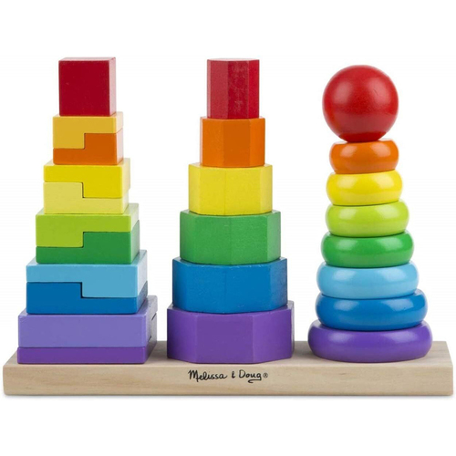 Melissa & Doug Geometric Stacker Kids/Childrens Toy 2+