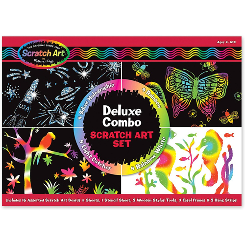 Melissa & Doug Scratch Art Deluxe Kit Kids/Childrens Toy 5y+