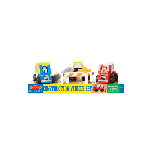 Melissa & Doug Construction Vehicle Set Kids/Childrens Toy 2y+