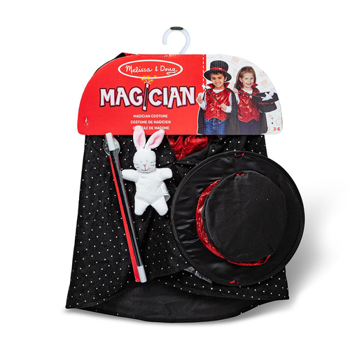 Melissa & Doug Magician Costume Set Pack of 3 Kids/Childrens Toy 3+