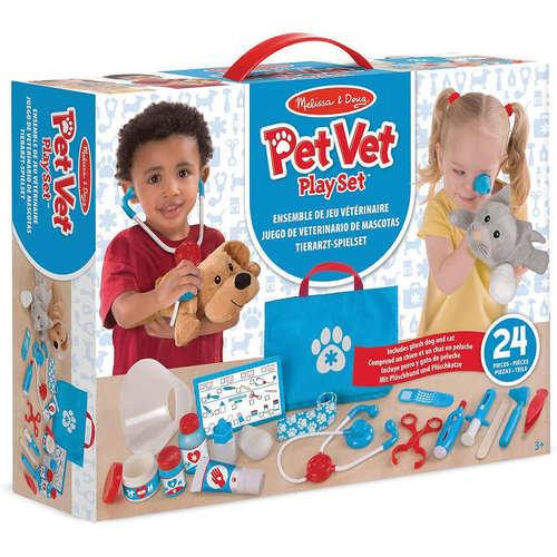 Melissa & Doug Examine & Treat Pet Vet Play Set Kids/Childrens Toy 3y+