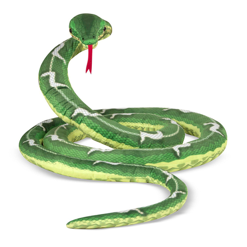 Melissa & Doug Large Plush Snake Kids/Childrens Toy 3y+