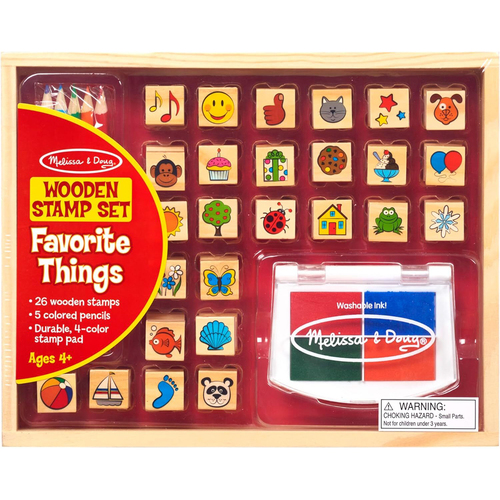 Melissa & Doug Favorite Things Stamp Set Kids/Childrens Toy 4+