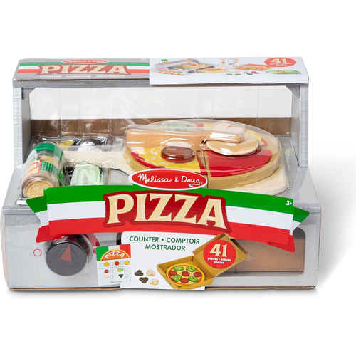 Melissa & Doug Top & Bake Pizza Counter Kids/Childrens Toy 3y+