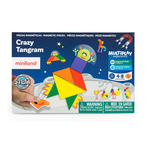 Miniland On The Go Crazy Tangram Kids/Children 3-7y