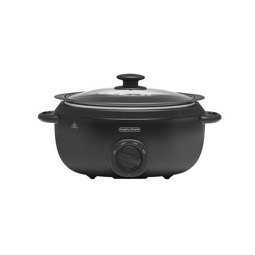 Morphy Richards 6.5L Sear & Stew Slow Cooker - Matte Black