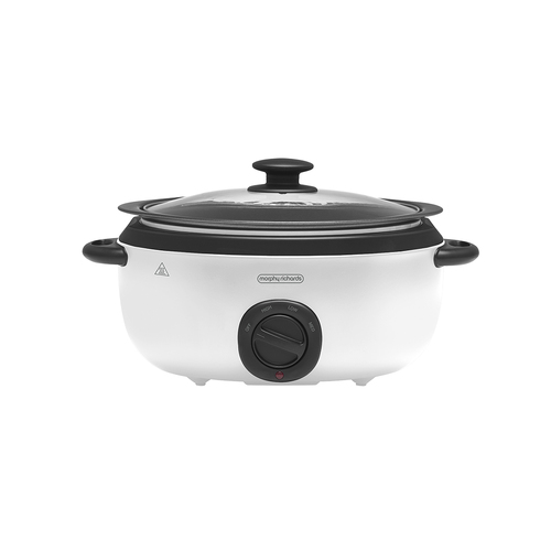 Morphy Richards 6.5L Sear & Stew Slow Cooker - Vivid White