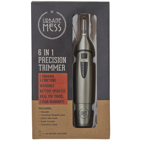 Urbane Mess 6-In-1 Personal Trimmer Grooming Care 