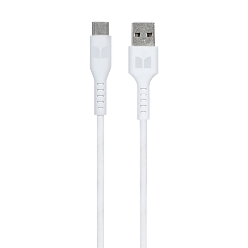 Monster TPE 1.2M USB-C to USB-A Phone Charging/Sync Cable White