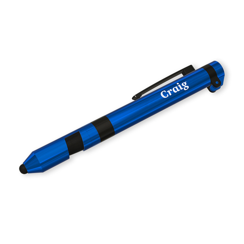 3pc Craig Multi-Tool Pen 7 In 1 Functions Blue Case