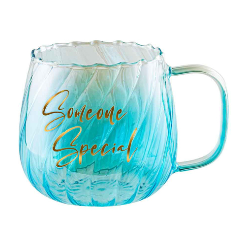 Someone Special Glass 670ml/10cm Coffee Mug w/ Handle - Blue