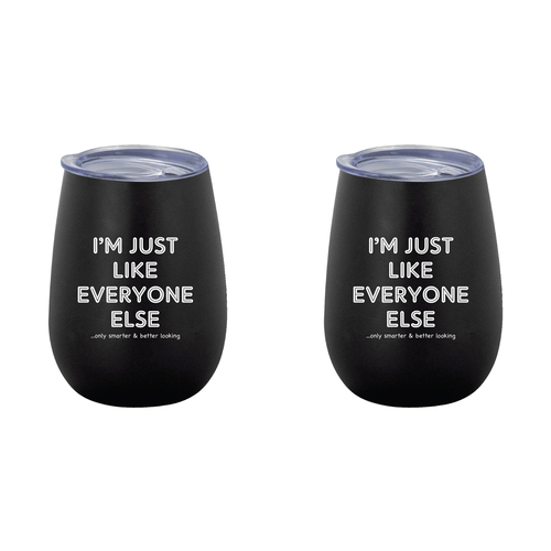 2PK Im Just Like Everyone 360ml S/S Vacuum Insulated Tumbler Double Walled Mug