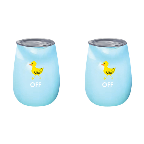 2PK Duck Off 360ml S/S Vacuum Insulated Tumbler Double Walled Mug