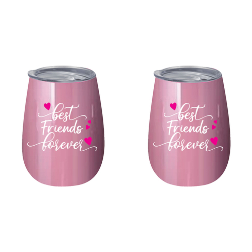 2PK Best Friends Forever 360ml S/S Vacuum Insulated Tumbler Double Walled Mug