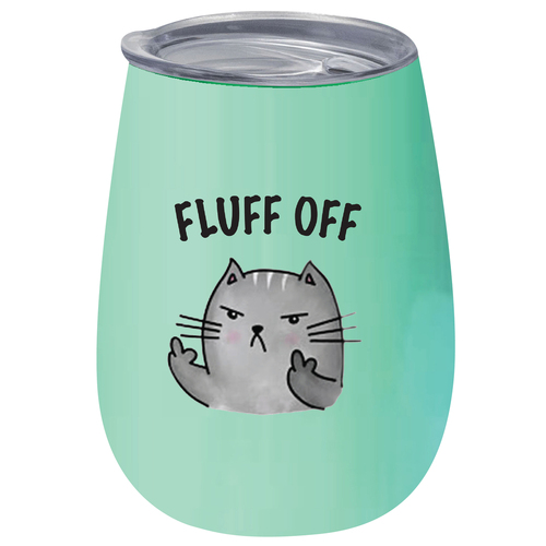 Fluff Off 360ml S/S Vacuum Insulated Tumbler Double Walled Mug