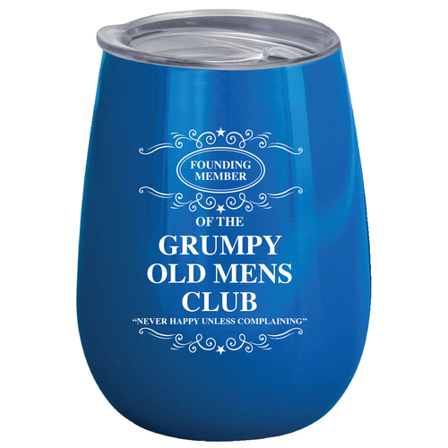 Grumpy Old Mens Club 360ml S/S Vacuum Insulated Tumbler Double Walled Mug