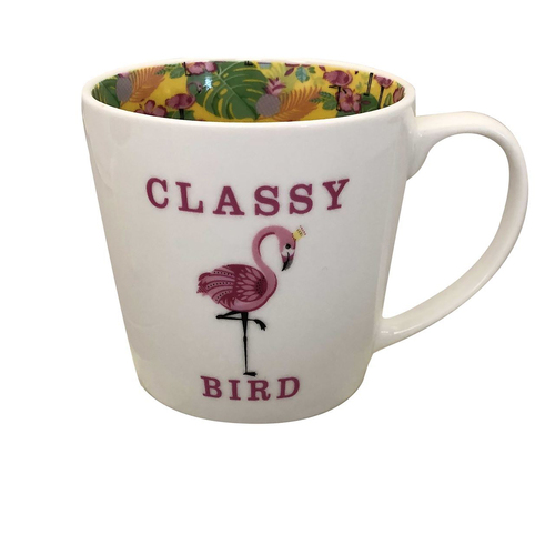 Classy Bird Inside Out 410ml Ceramic Coffee/Tea Mug w/ Handle