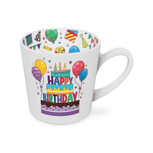 Happy Birthday Beautiful on the Inside 420ml/10cm New Bone China Mug