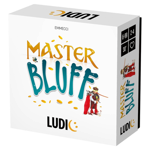 Ludic Master Bluff Card Deck w/ Exchange Tokens Kids Game 8y+