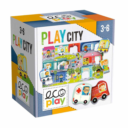 30pc Headu Play City Puzzle Kids Fun Activity Toy 3y+