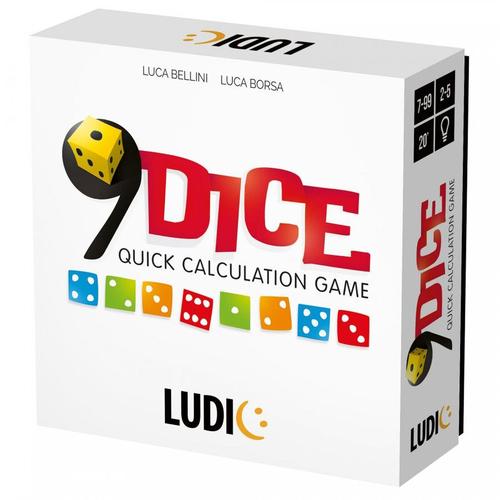 Ludic Nine Dice Quick Calculation Educational Game 7y+